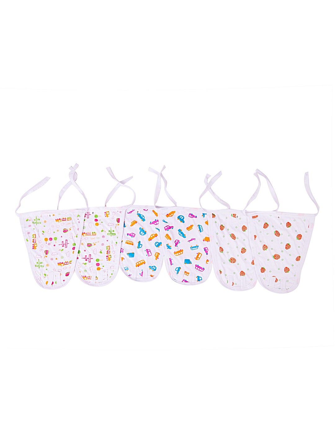 

Baby Moo Pack Of 6 White Printed Langot