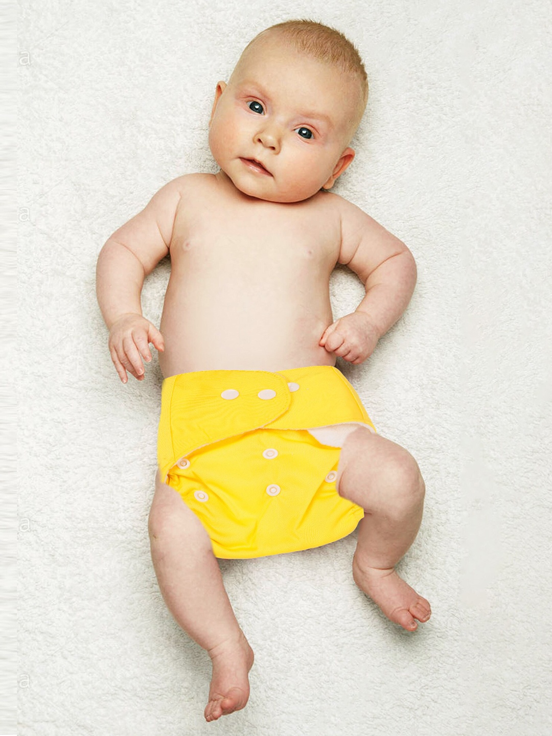 

Baby Moo Infants Yellow Reusable Diaper