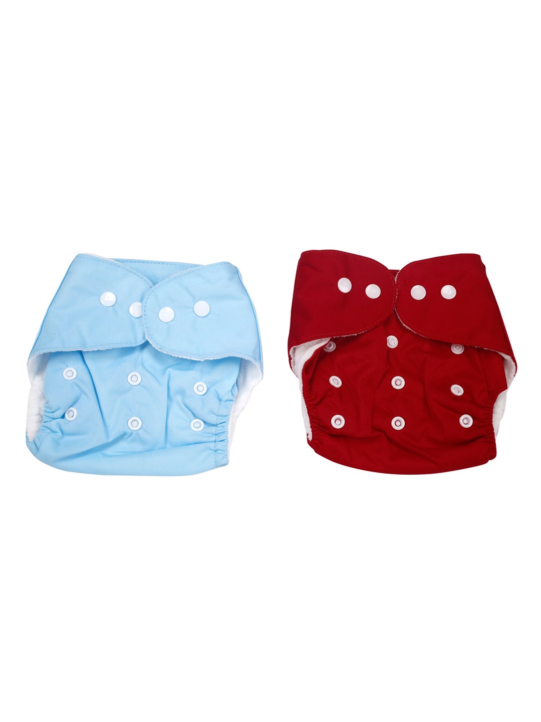 

Baby Moo Pack of 2 Red And Blue Reusable Diaper
