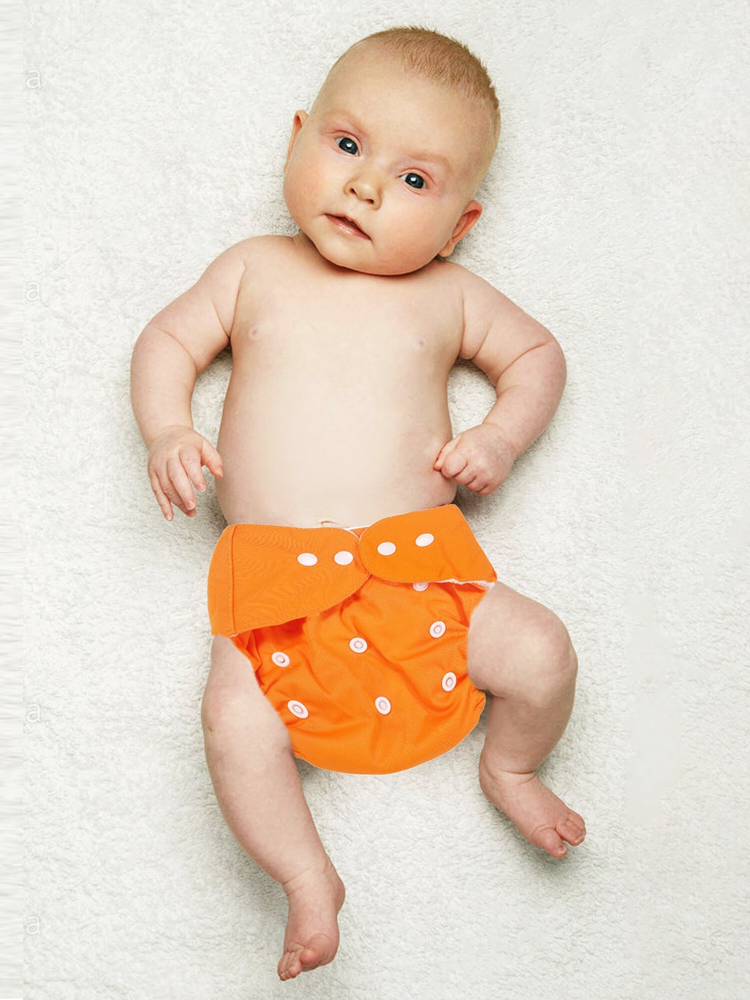 Baby Moo Orange Reusable Diaper