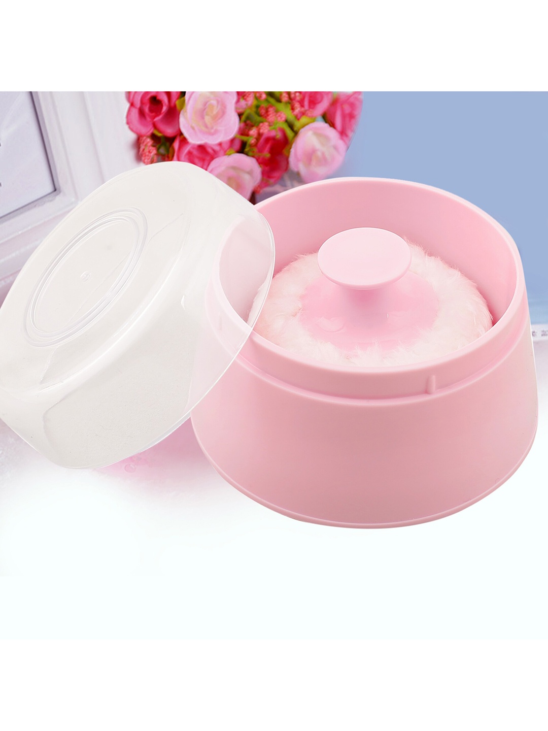 

Baby Moo Kids Pink Powder Puff