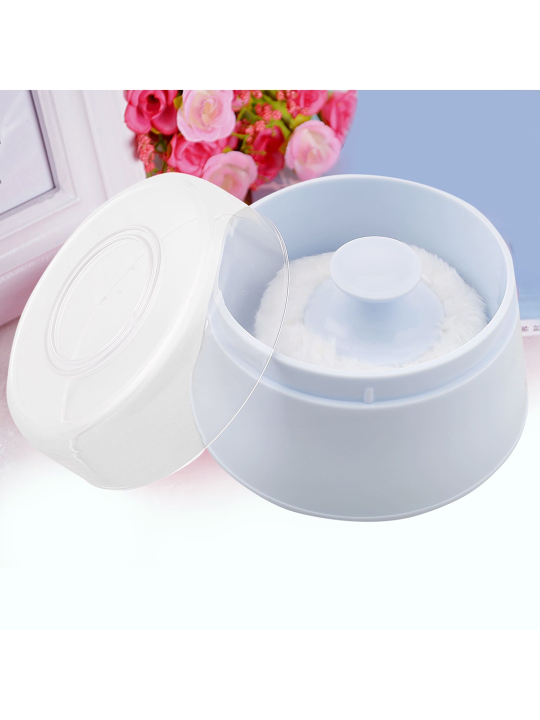 

Baby Moo Blue Solid Premium Powder Puff
