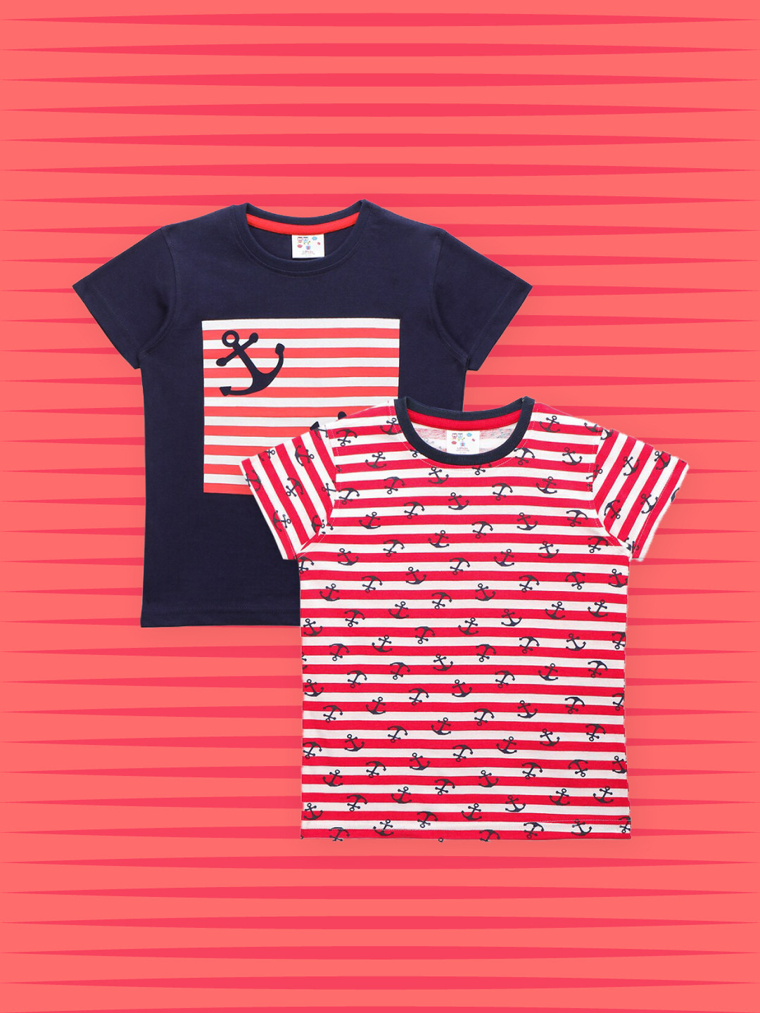

LilPicks Boys Black 2 Printed Pockets T-shirt