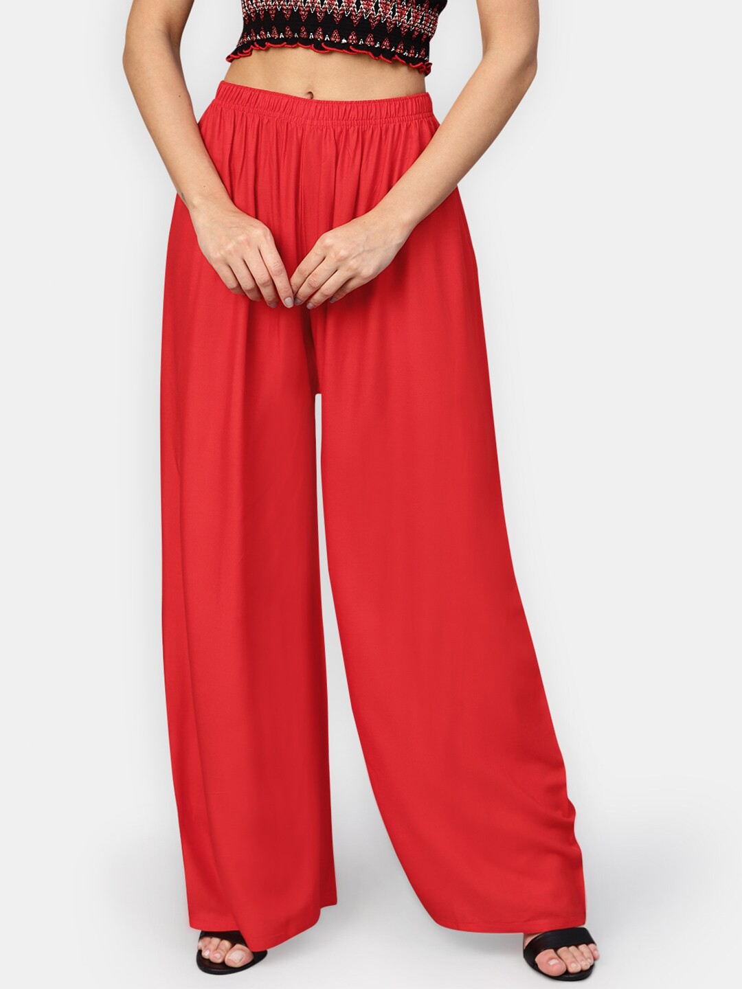 

Jompers Women Red Palazzos
