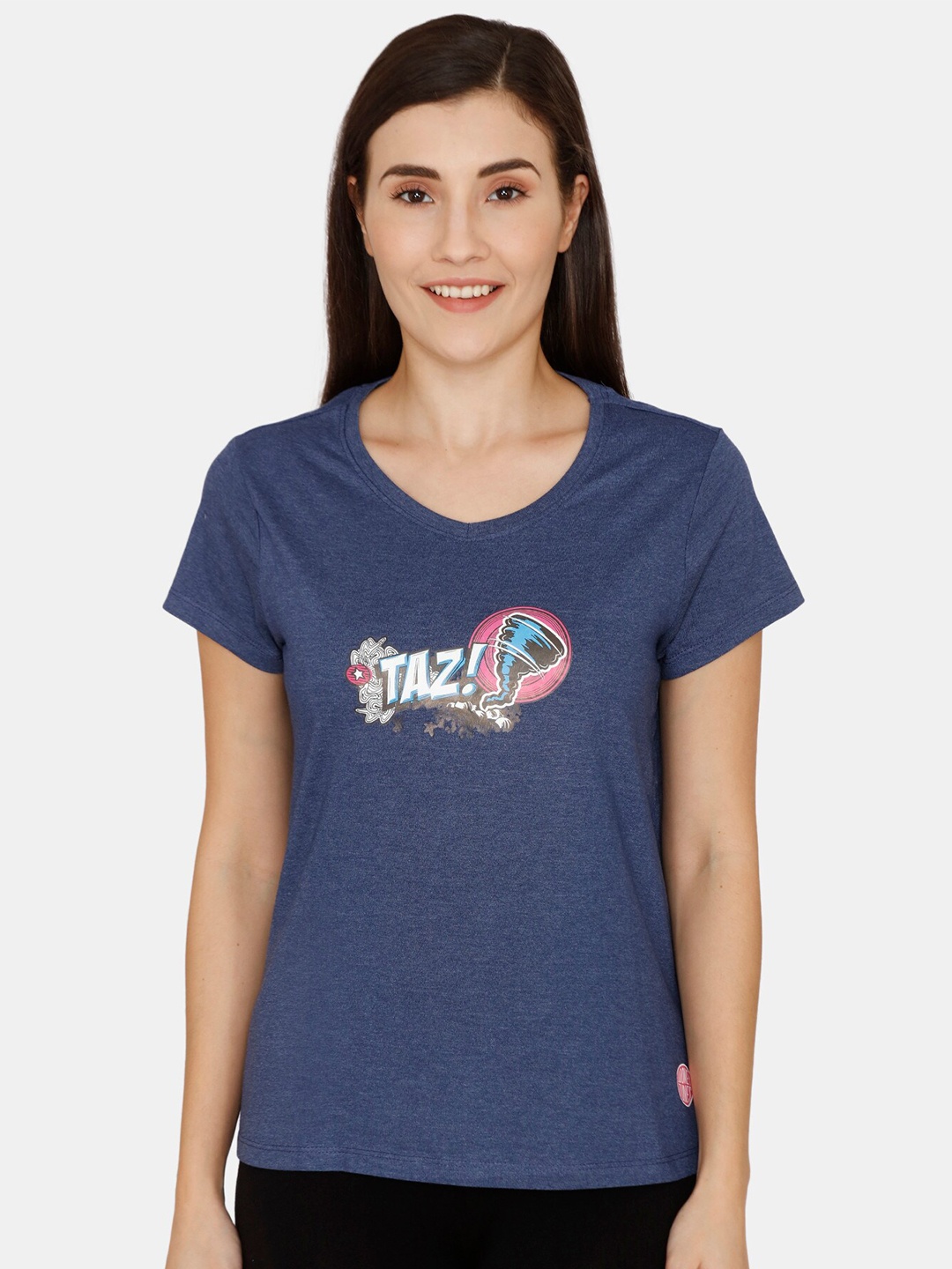 

Zivame Blue Print Top