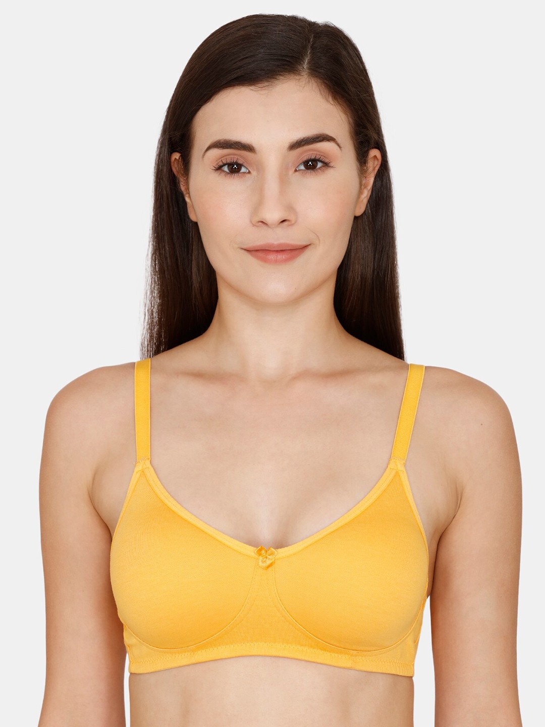 

Rosaline by Zivame Yellow T-shirt Bra