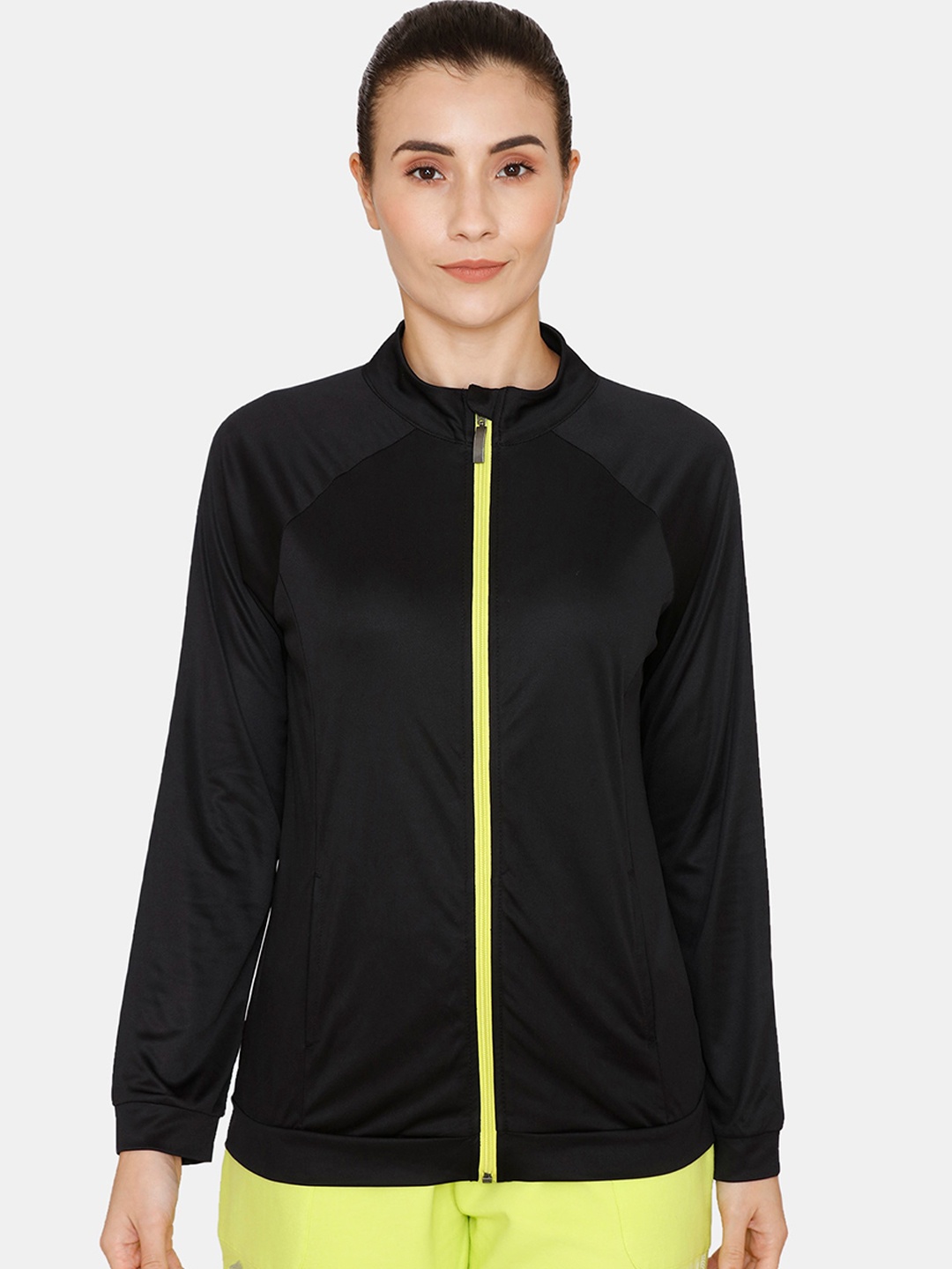 

Zelocity by Zivame Women Black Sporty Jacket