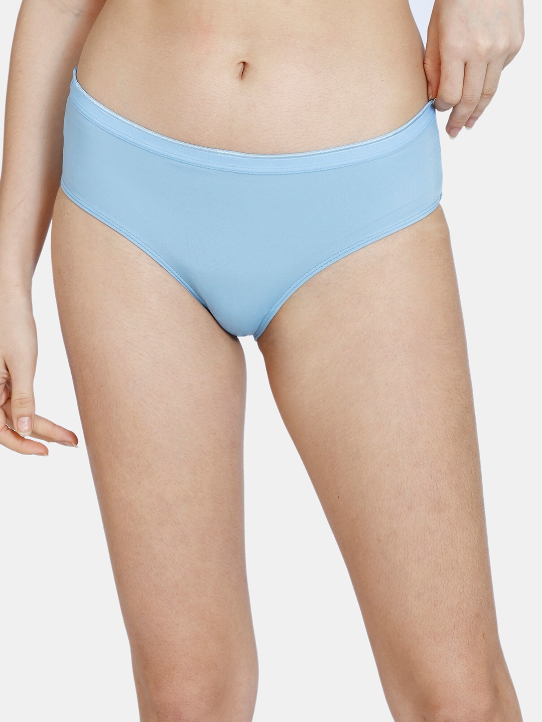 

Zivame Women Blue Solid Hipster Briefs - ZI2608FASH0BLUE