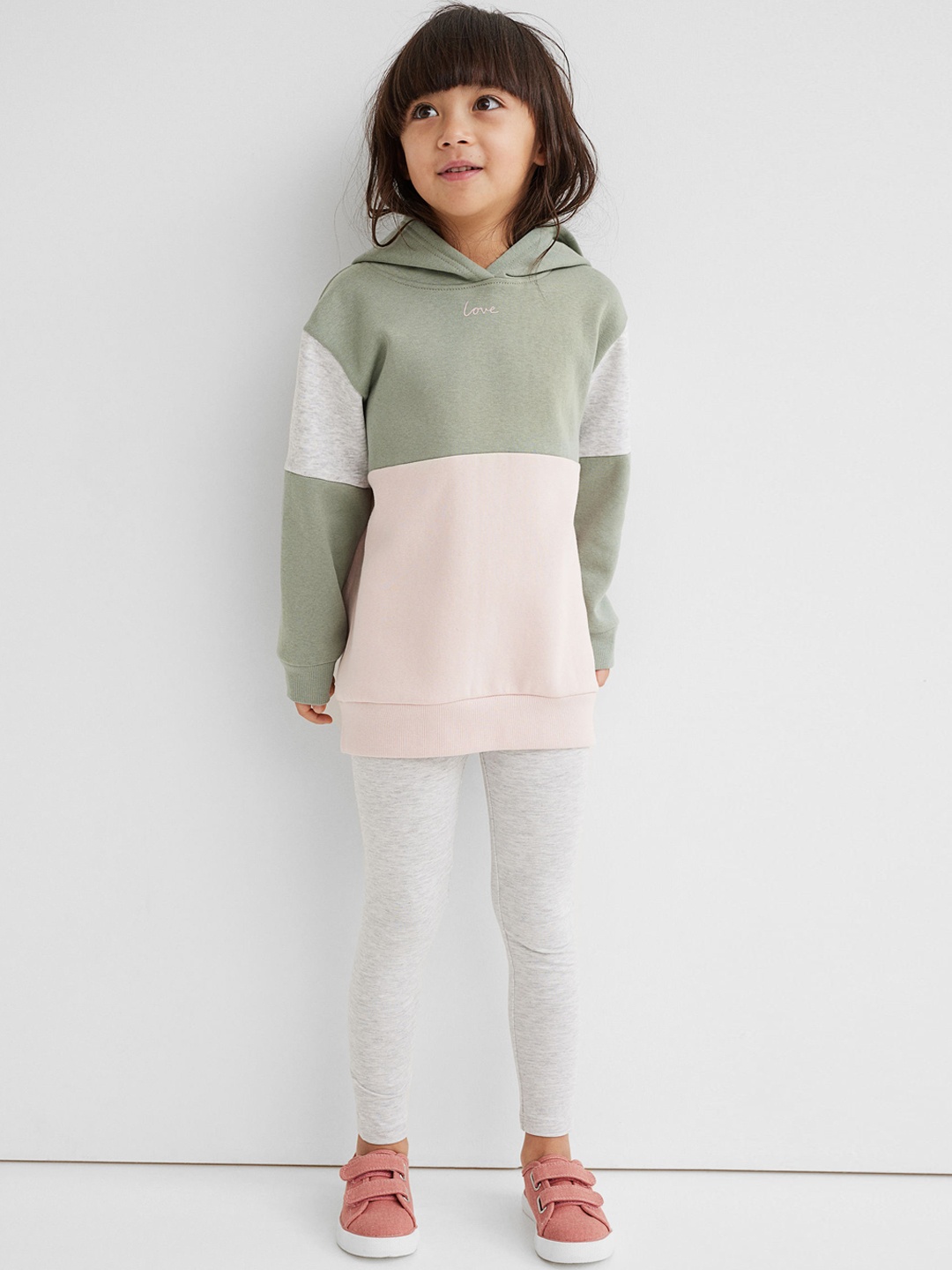 

H&M Girls Green & Grey 2-Piece Set