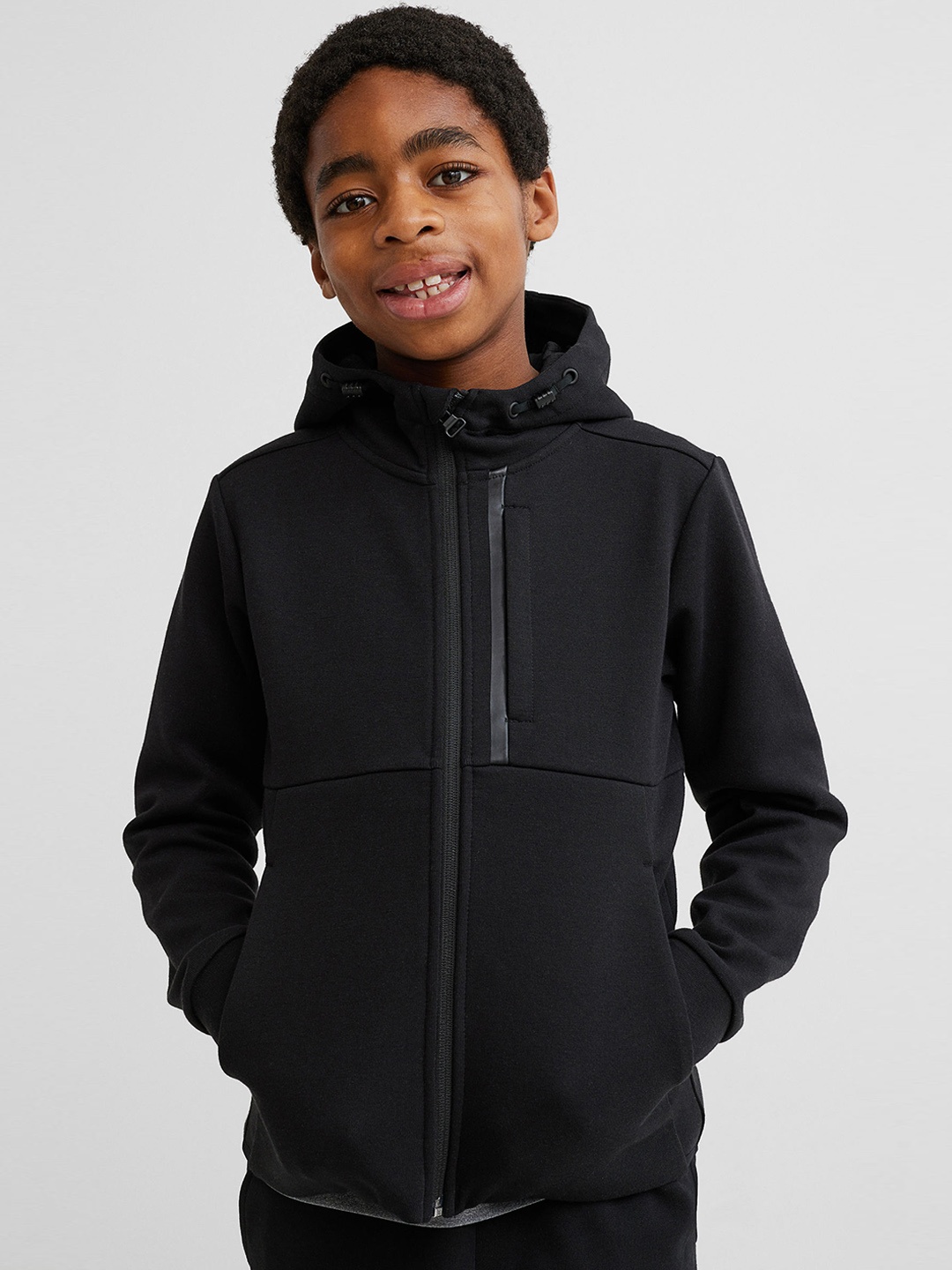 

H&M Boys Black Track Jacket