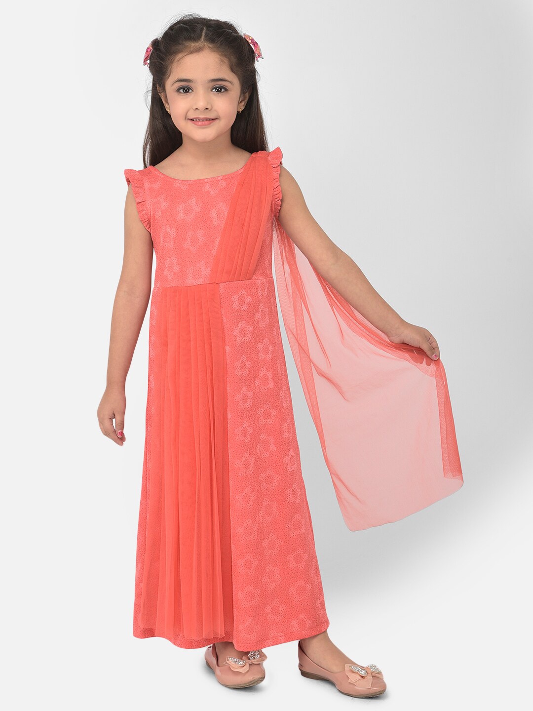 

Eavan Coral Pink Maxi Dress