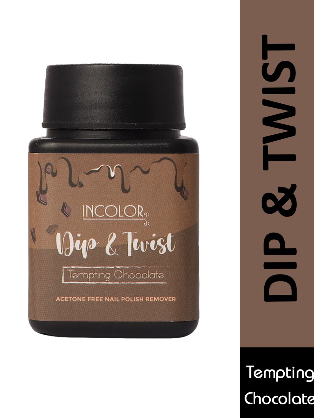 INCOLOR Women Brown Dip & Twist Nail Enamel Remover