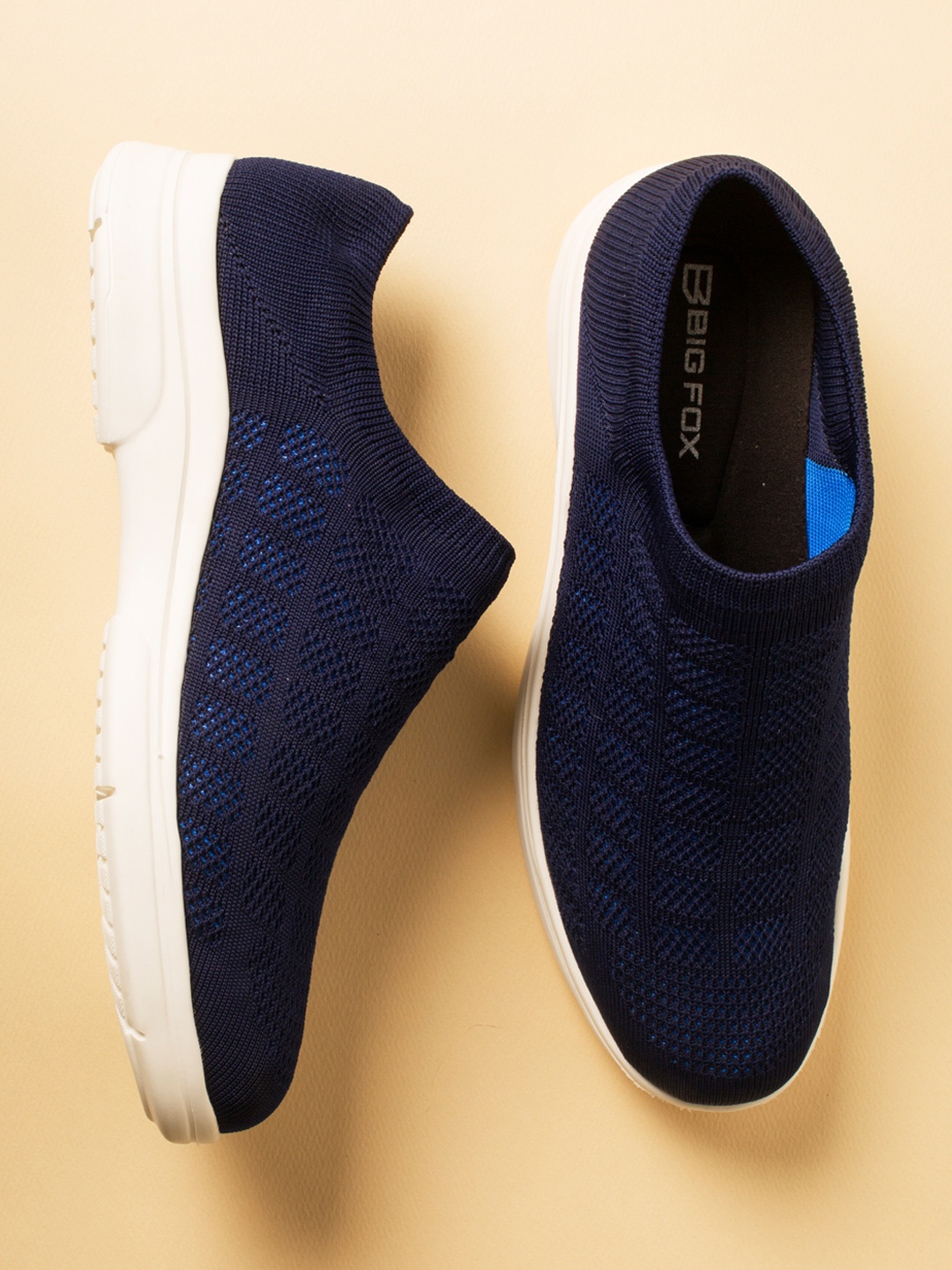 

Big Fox Men Blue Slip-On Sneakers