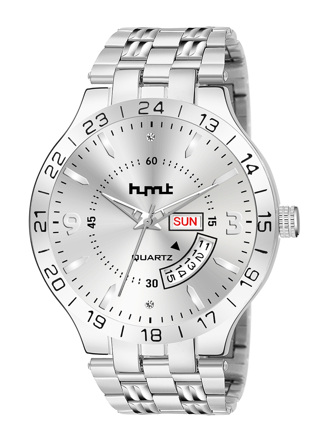 

HYMT Men Silver-Toned Bracelet Style Analogue Watch HMTY-6008