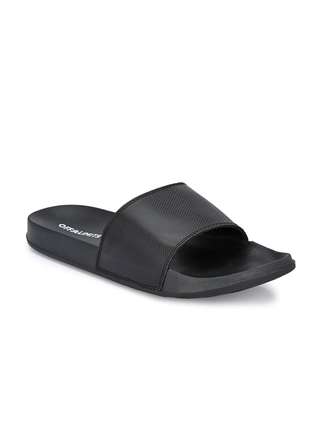 

OFF LIMITS Men Black Sliders