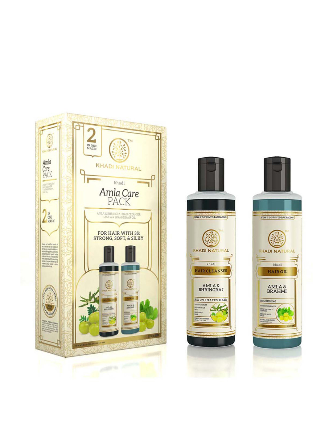 

Khadi Natural 2 In One Magic Amla Hair Care Pack, Beige
