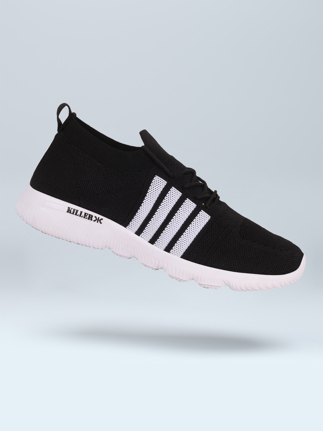 

Killer Men Black Woven Design Sneakers