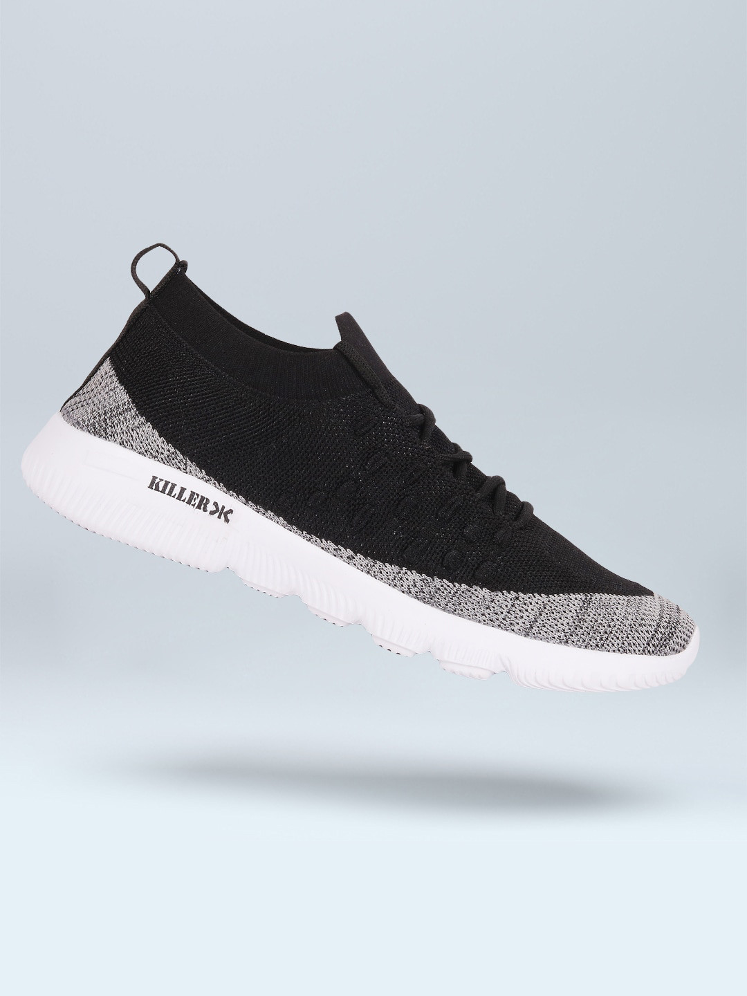 

Killer Men Black & Grey Mesh Sneakers