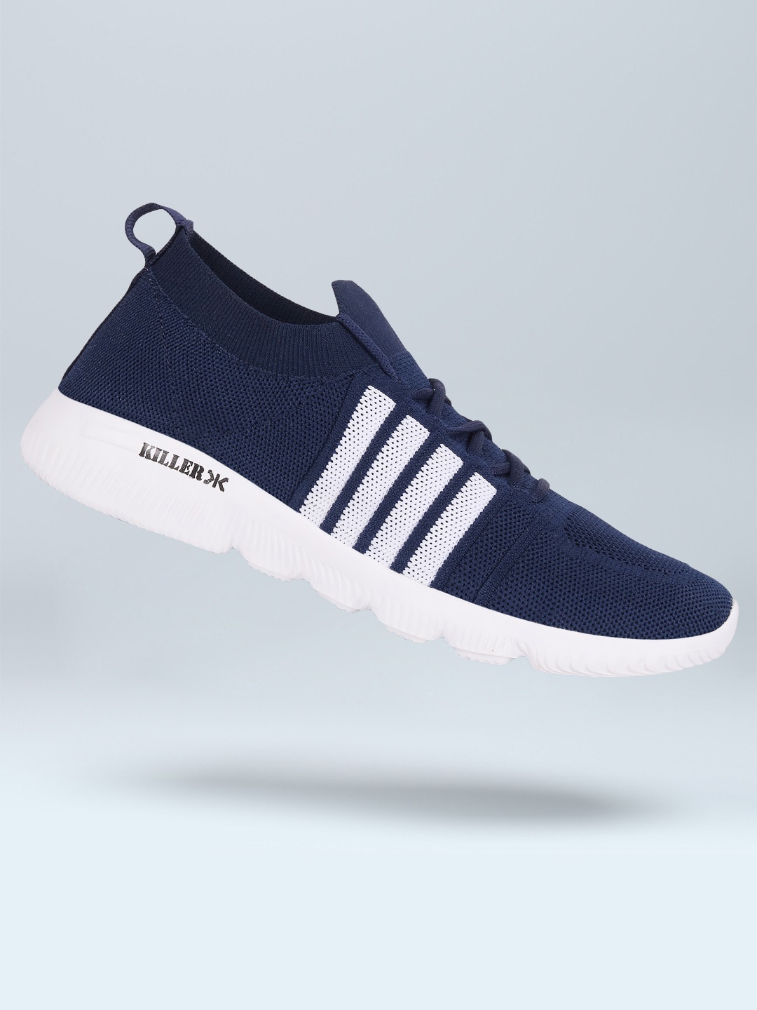 

Killer Men Blue Woven Design Sneakers