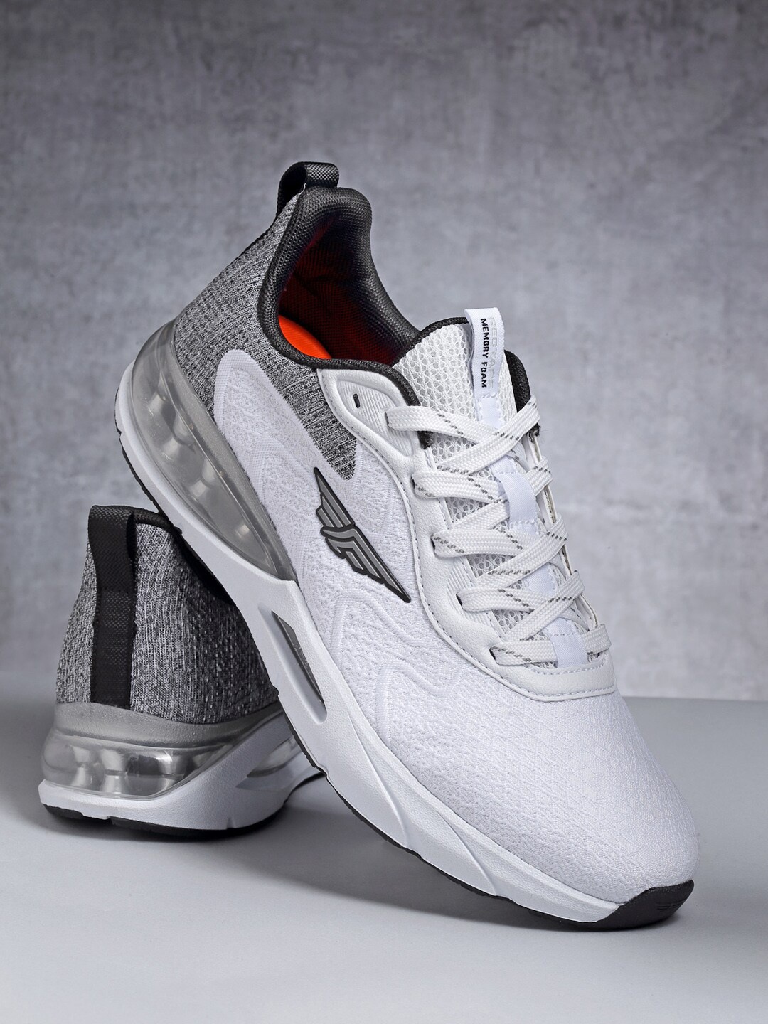 

Red Tape Men White & Grey Waking Shoes