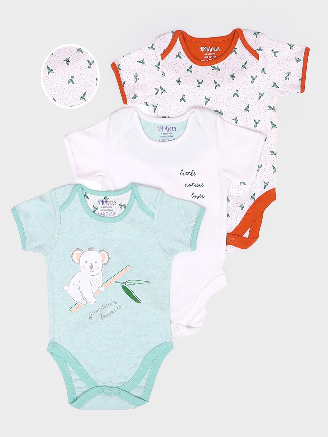 

MiArcus Kids Set of 3 Knitted Rompers, Multi