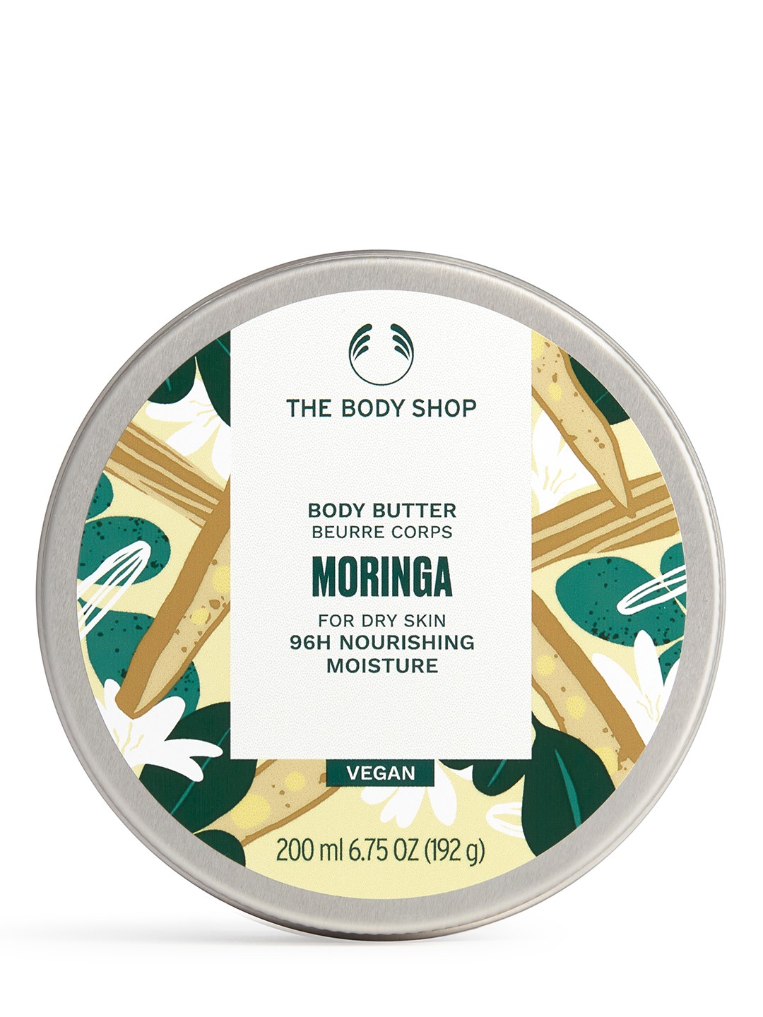 

THE BODY SHOP Moringa Sustainable Body Butter for Dry Skin 200 ml, Beige