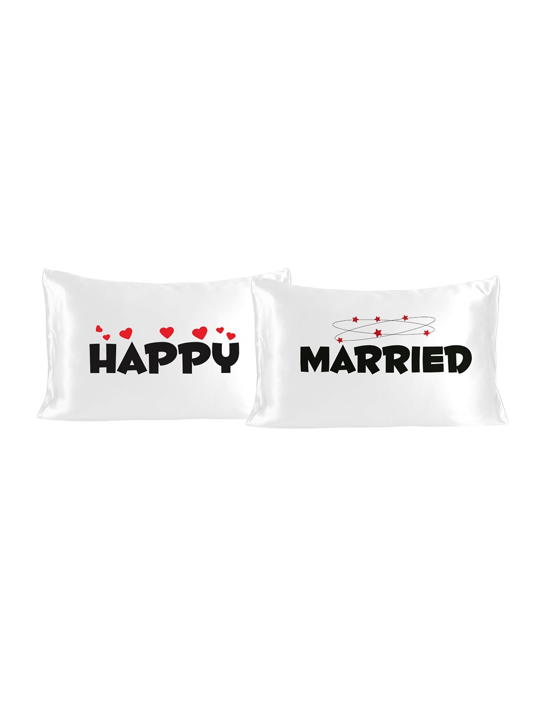 

Stoa Paris White Pack of 2 Pillow Cover Set