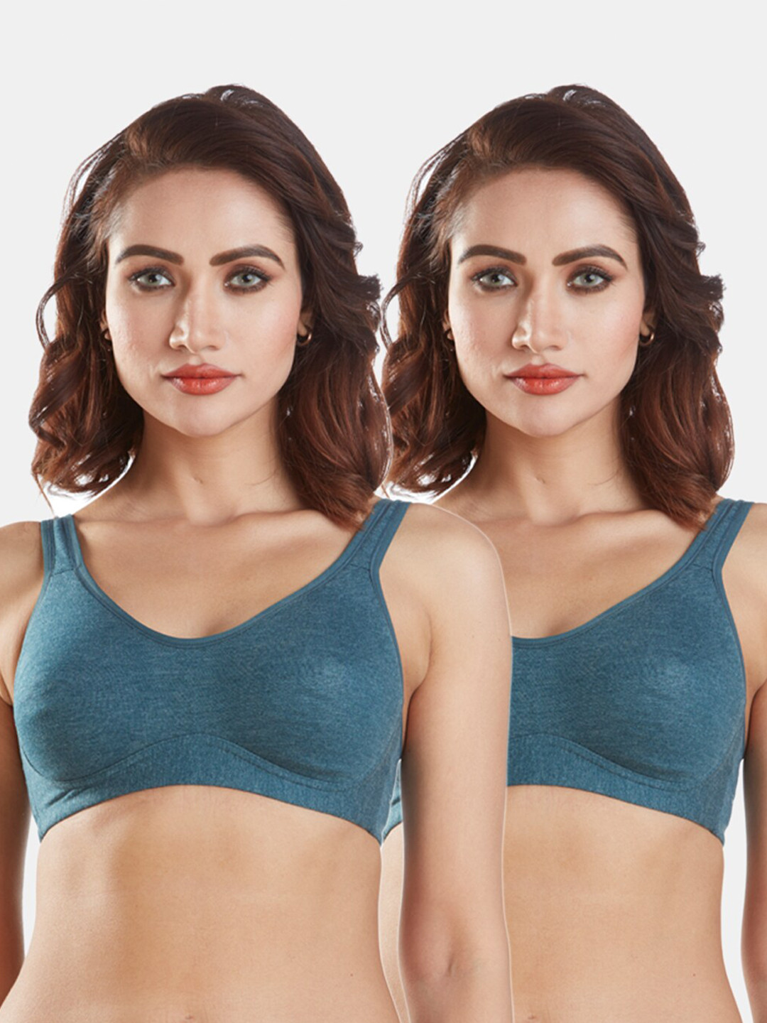

Sonari Pack of 2 Green Bra