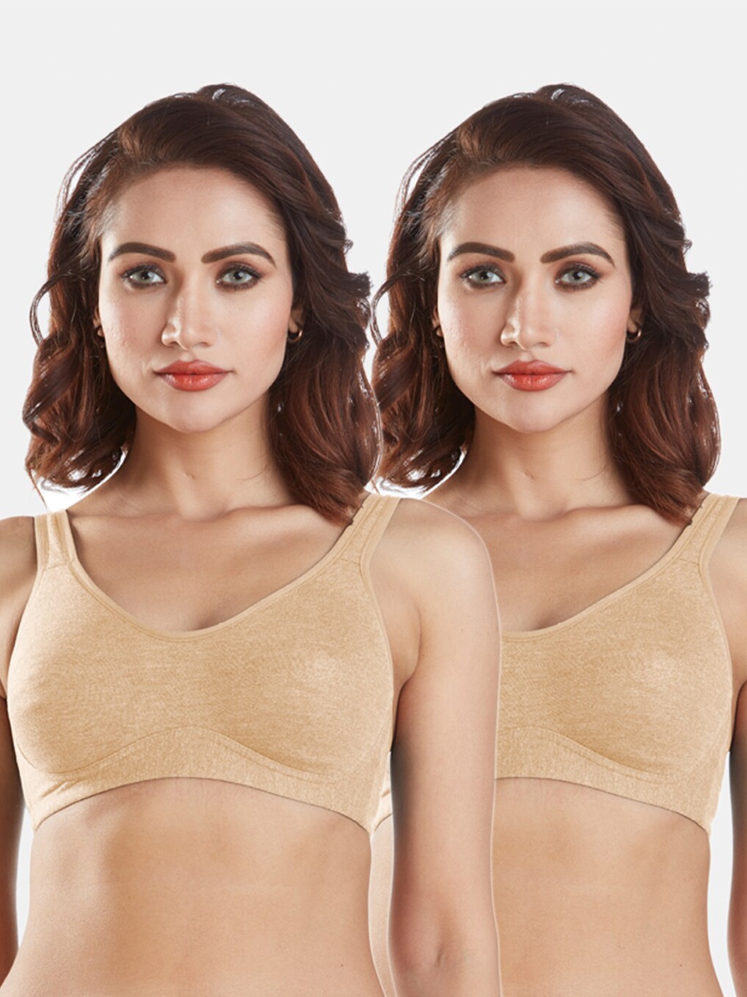 

Sonari Pack Of 2 Nude-Coloured Bra - Double Layer