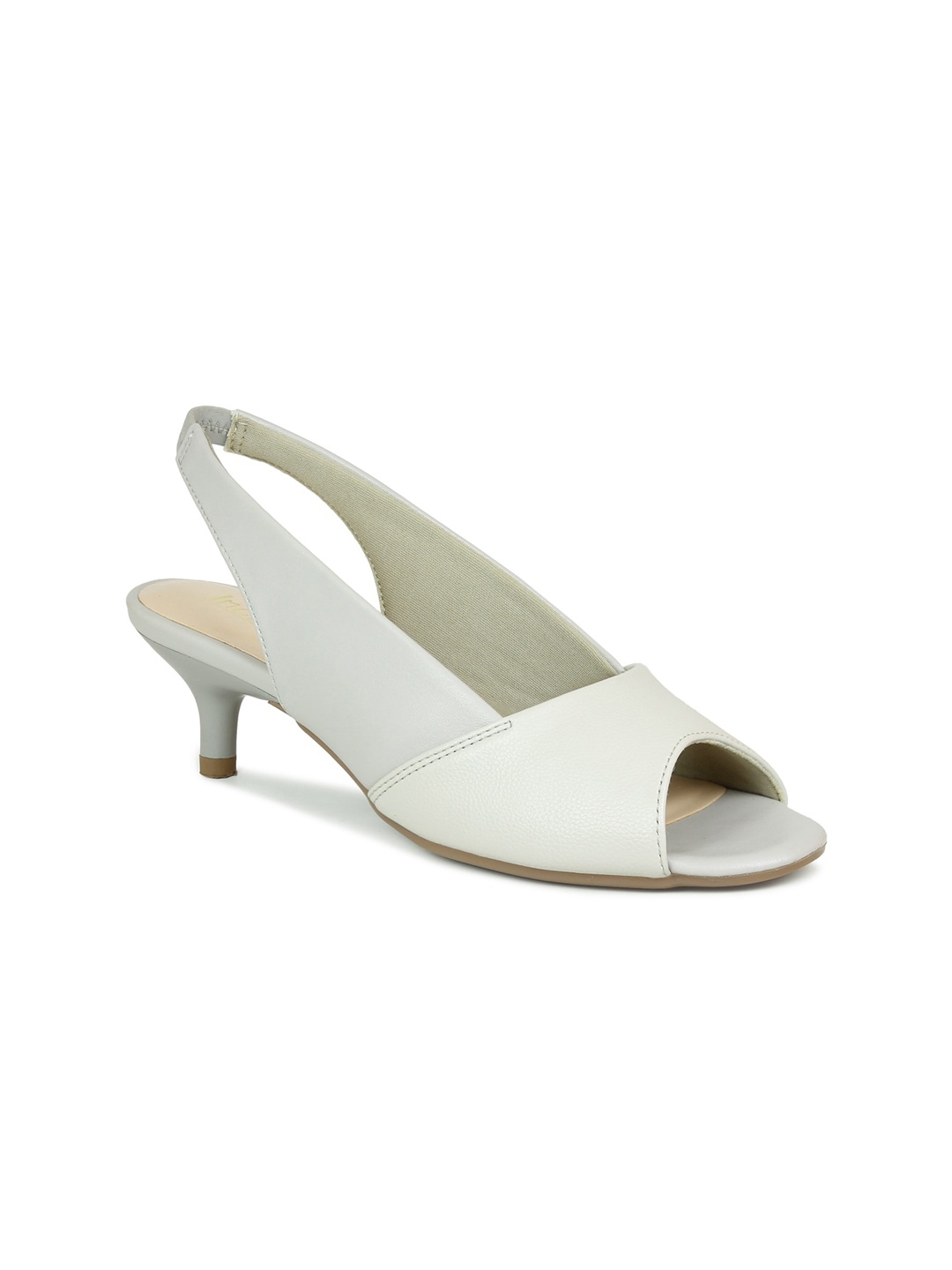 

Inc 5 Women Grey Solid Party Peep Toes