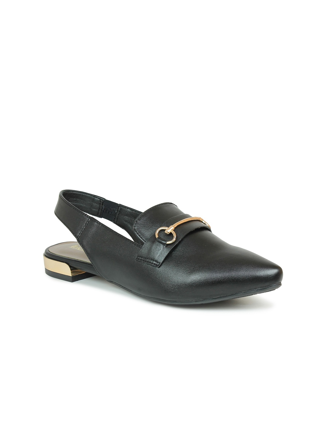 

Inc 5 Black Party Wedge Mules