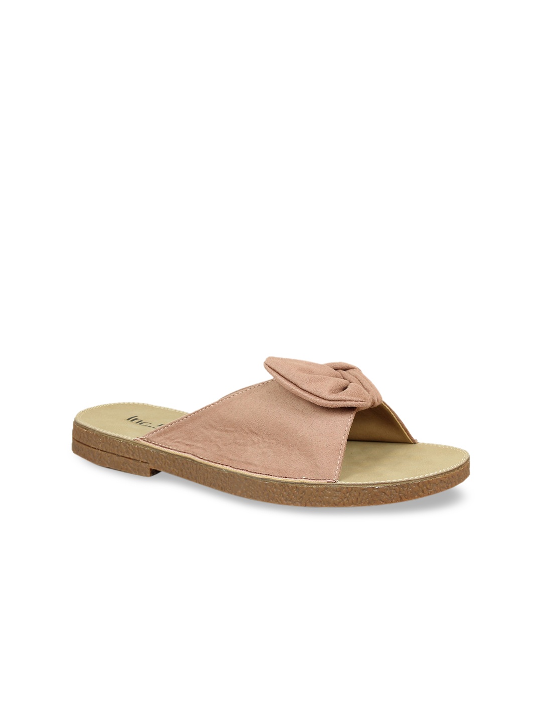 

Inc 5 Women Peach-Coloured Open Toe Flats with Bows