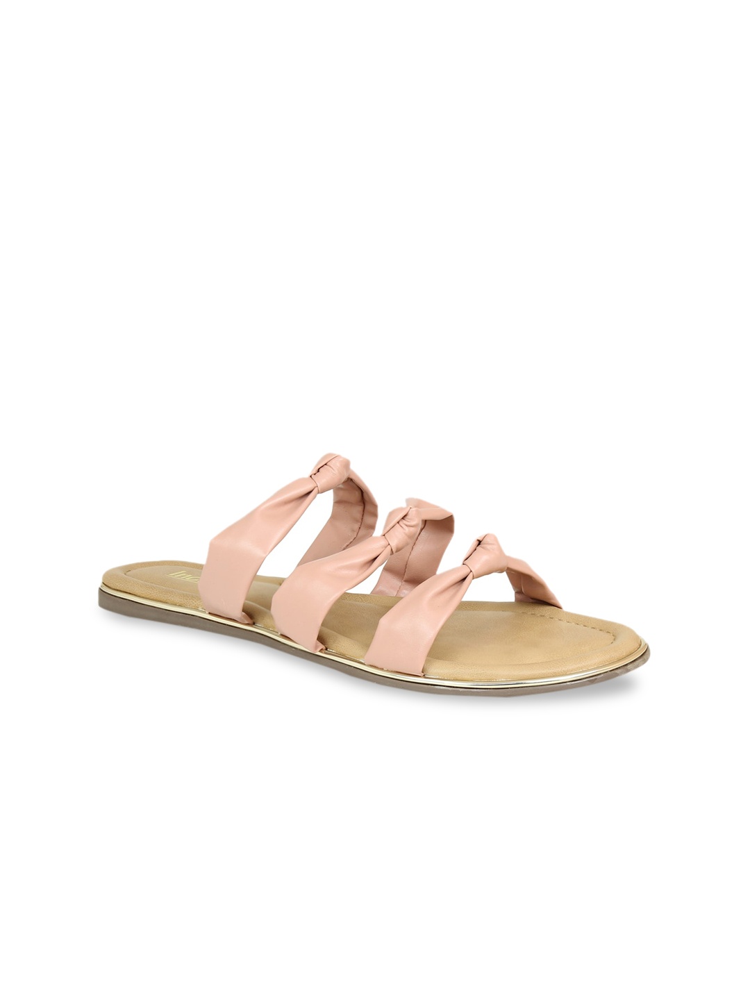 

Inc 5 Women Peach-Coloured Open Toe Flats