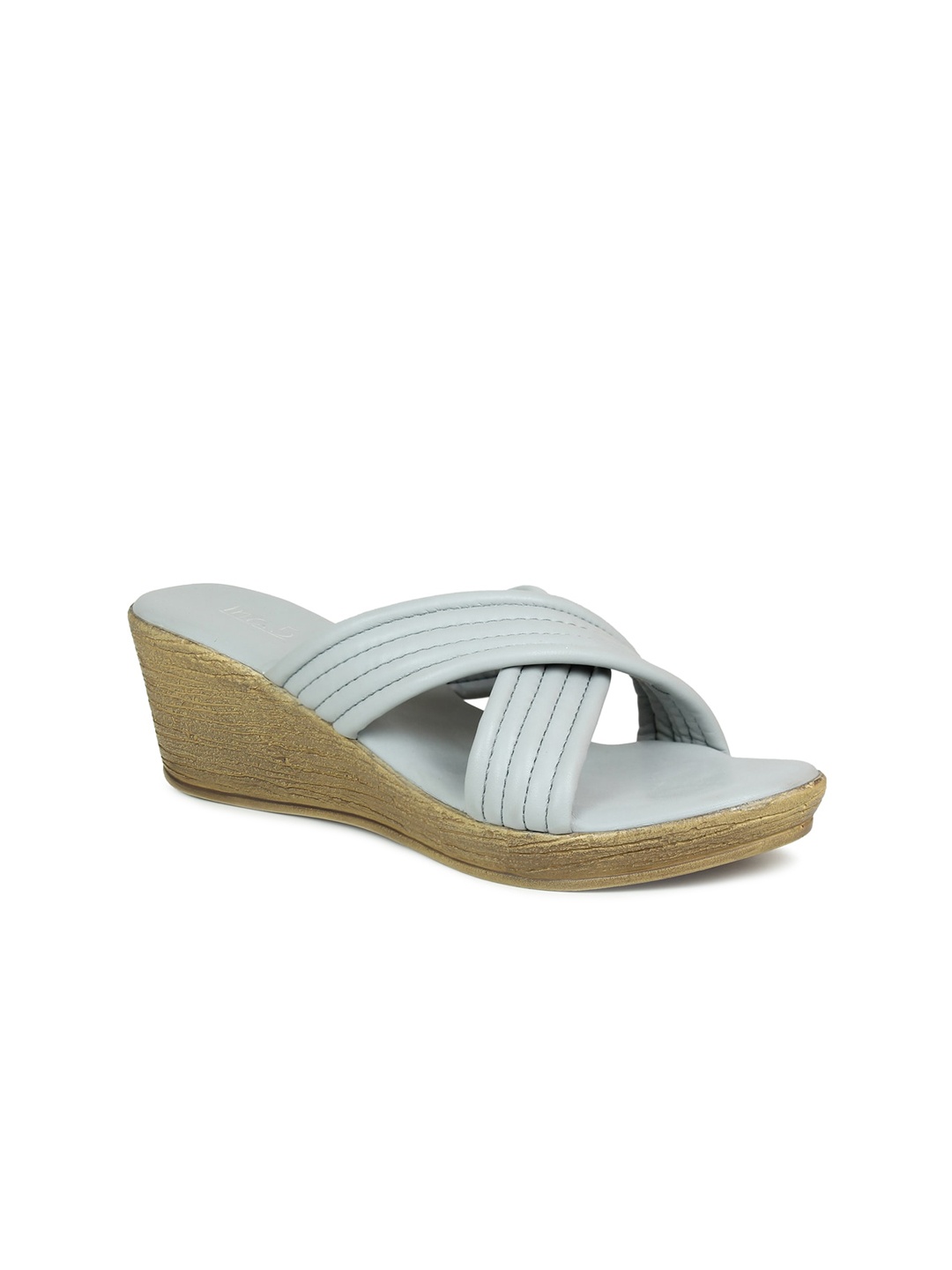 

Inc 5 Grey Platform Sandals