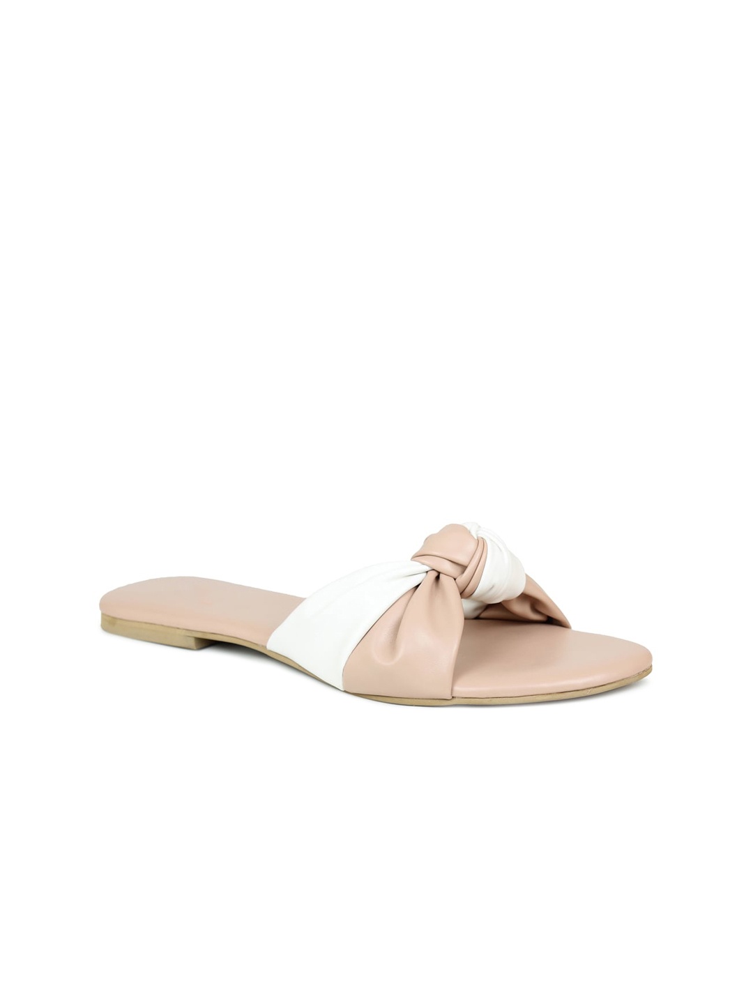 

Inc 5 Women Peach-Coloured Open Toe Flats With Bows