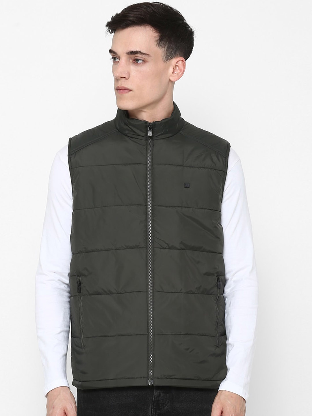 

Allen Solly Sport Men Grey Longline Padded Jacket