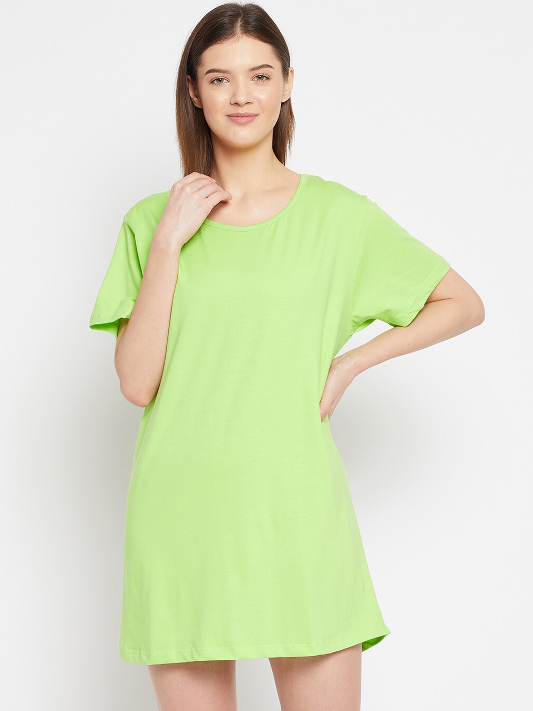 

FRENCH FLEXIOUS Women Green Lounge T-Shirts