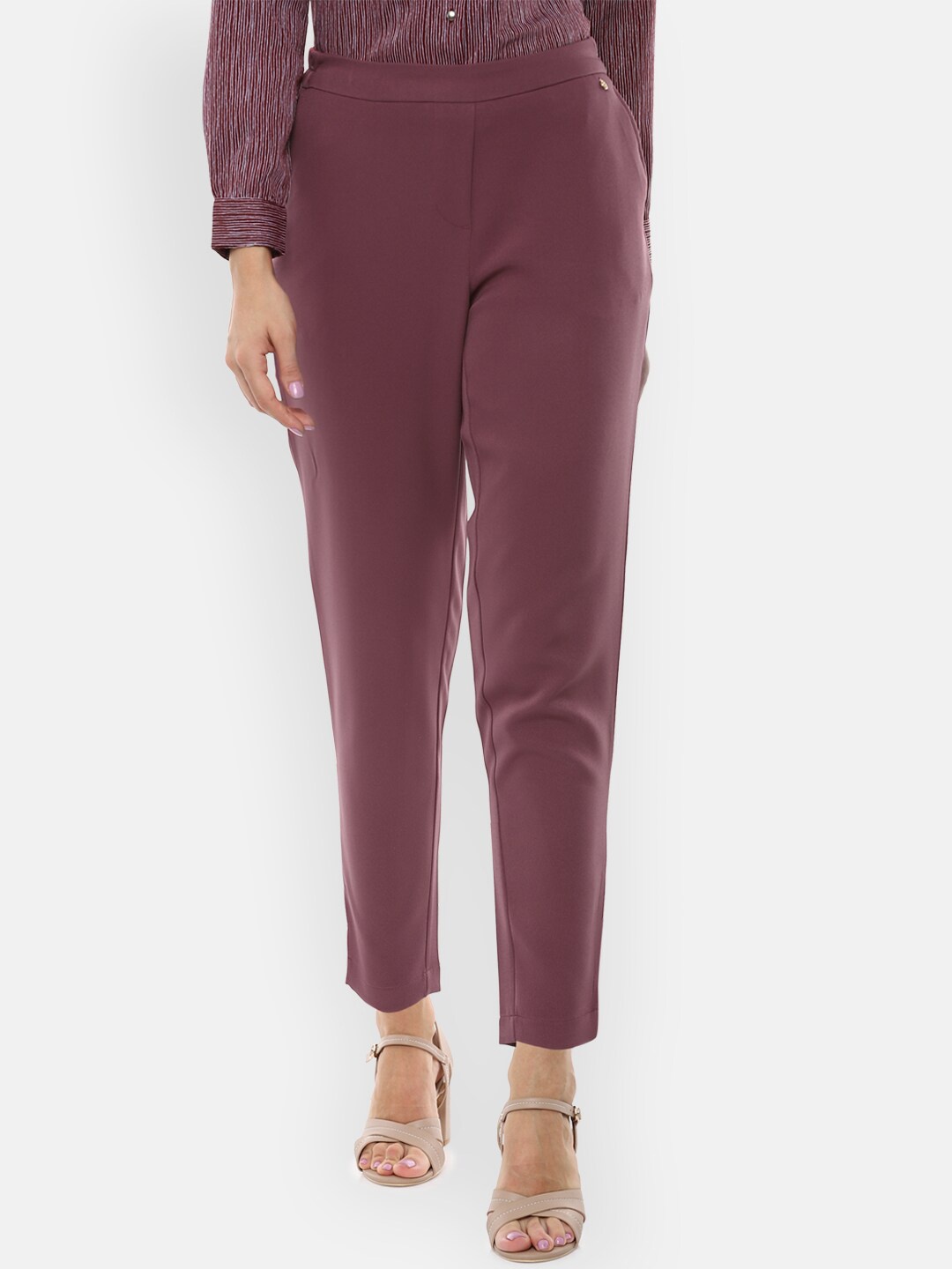 

Van Heusen Woman Purple Trousers