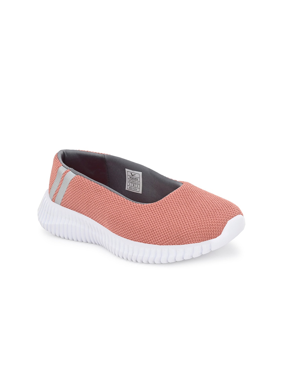 

Yuuki Women Pink Mesh Walking Non-Marking Shoes