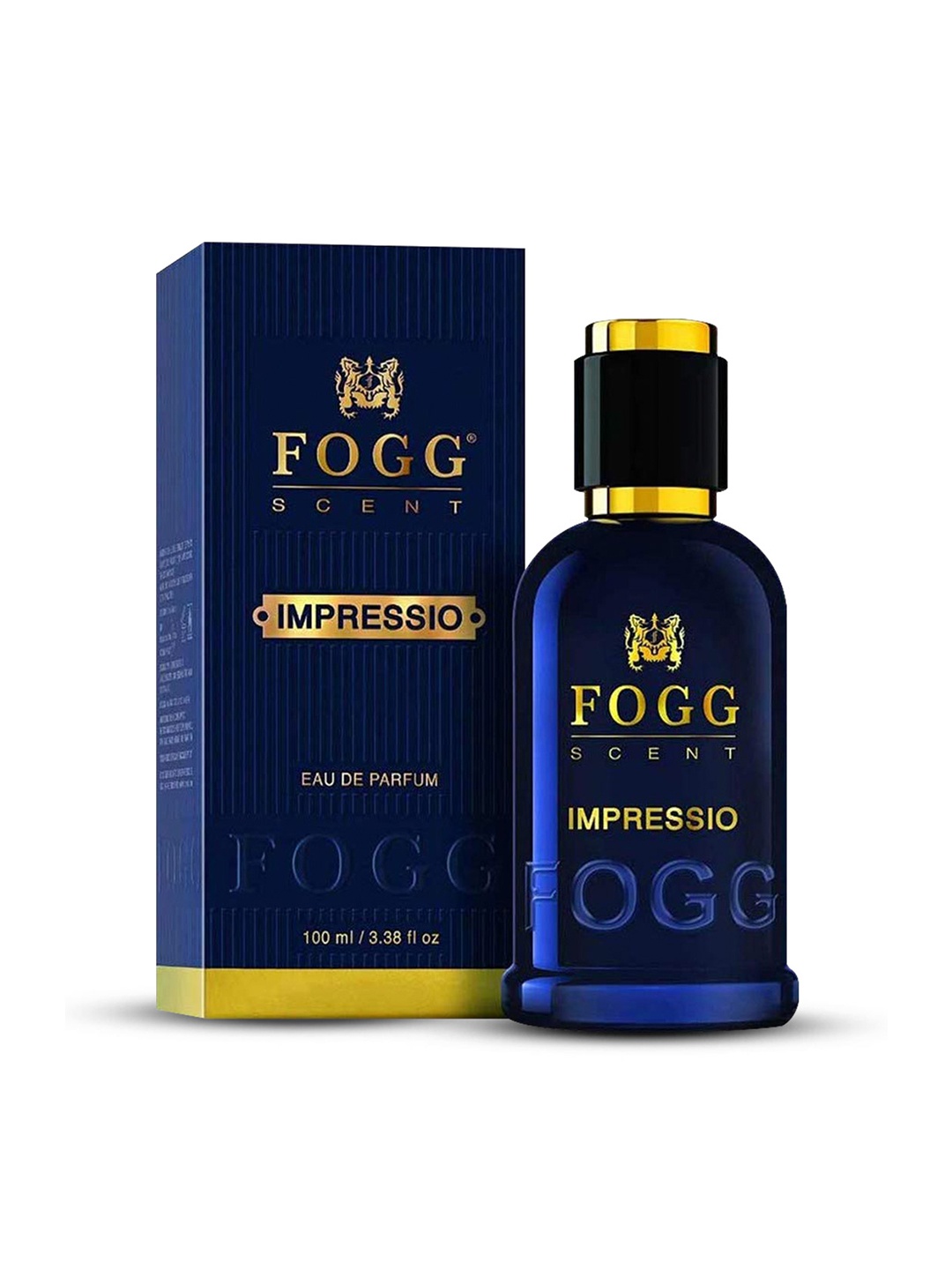 

Fogg Men Scent Impressio Eau De Parfum for Long-Lasting & Fresh Fragrance - 50 ml, Blue