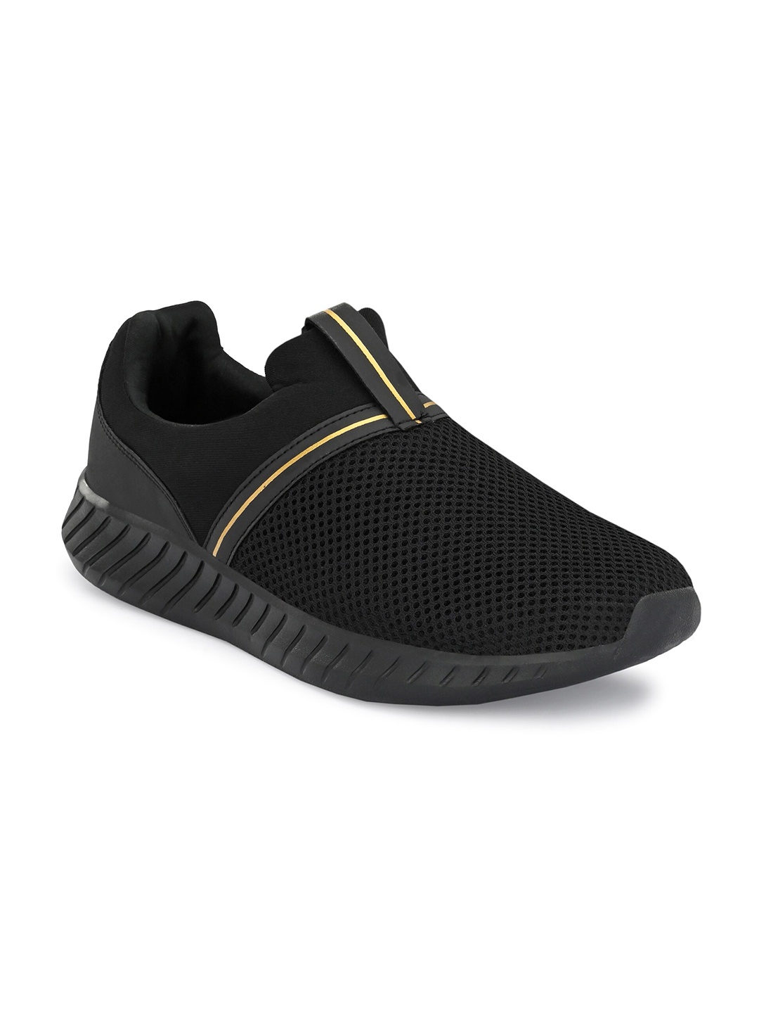 

Yuuki Men Black Mesh Walking Non-Marking Shoes