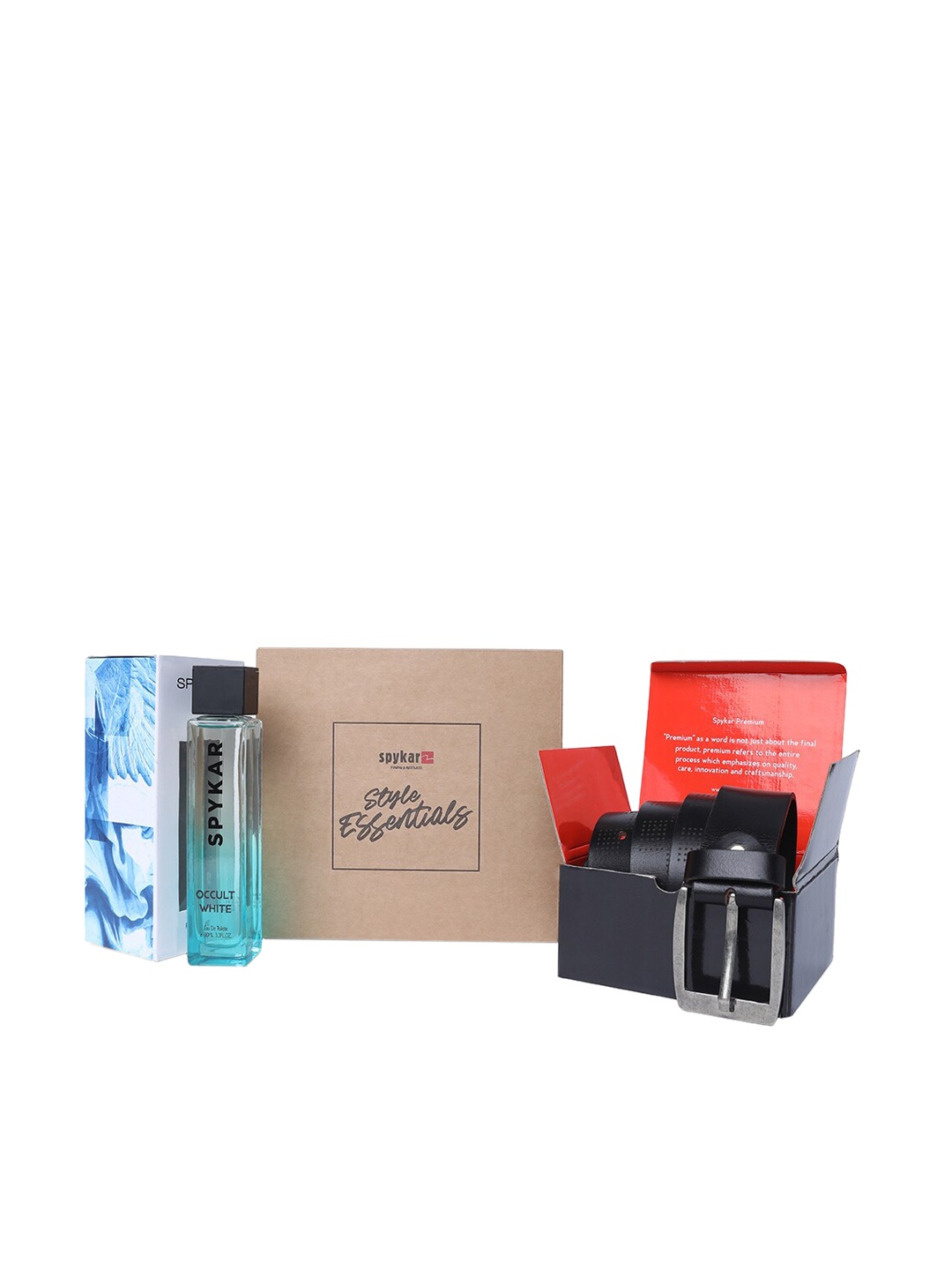 

Spykar Black Belt & Occult White Perfume Combo