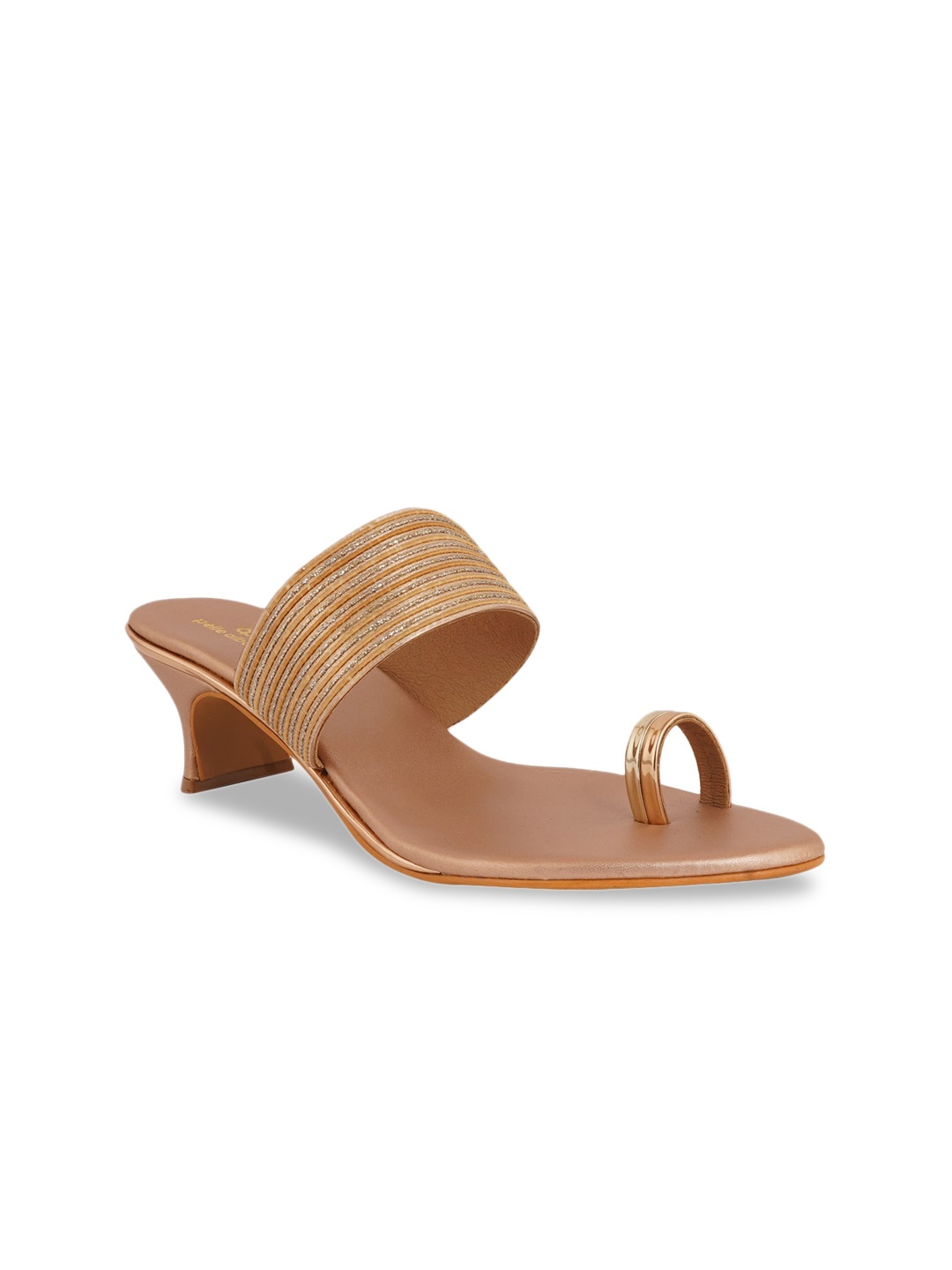 

pelle albero Pink Embellished Ethnic Sandals