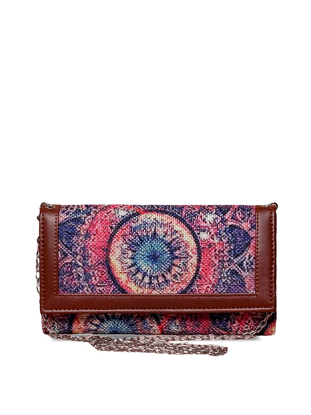 

ZOUK Women Pink Printed Envelop Clutch
