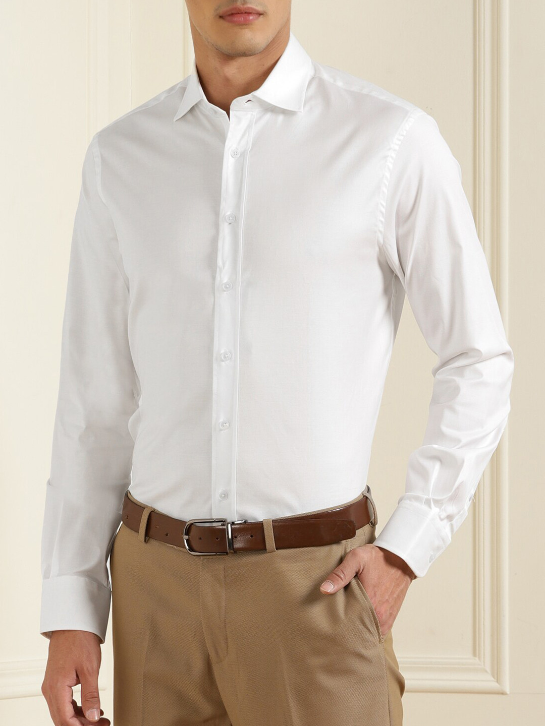 

HACKETT LONDON Men White Formal Shirt