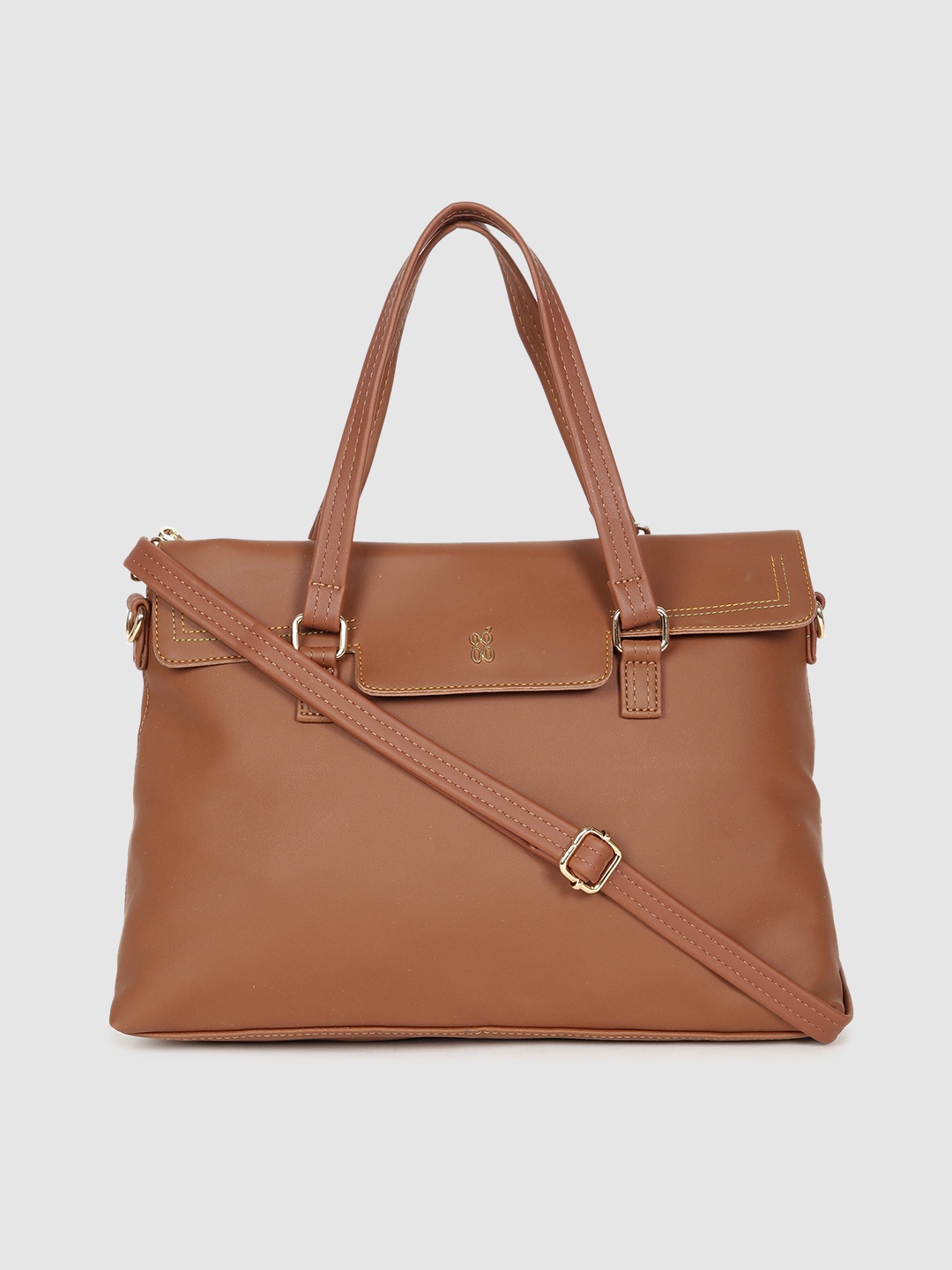 

Baggit Tan Brown Solid Shoulder Bag