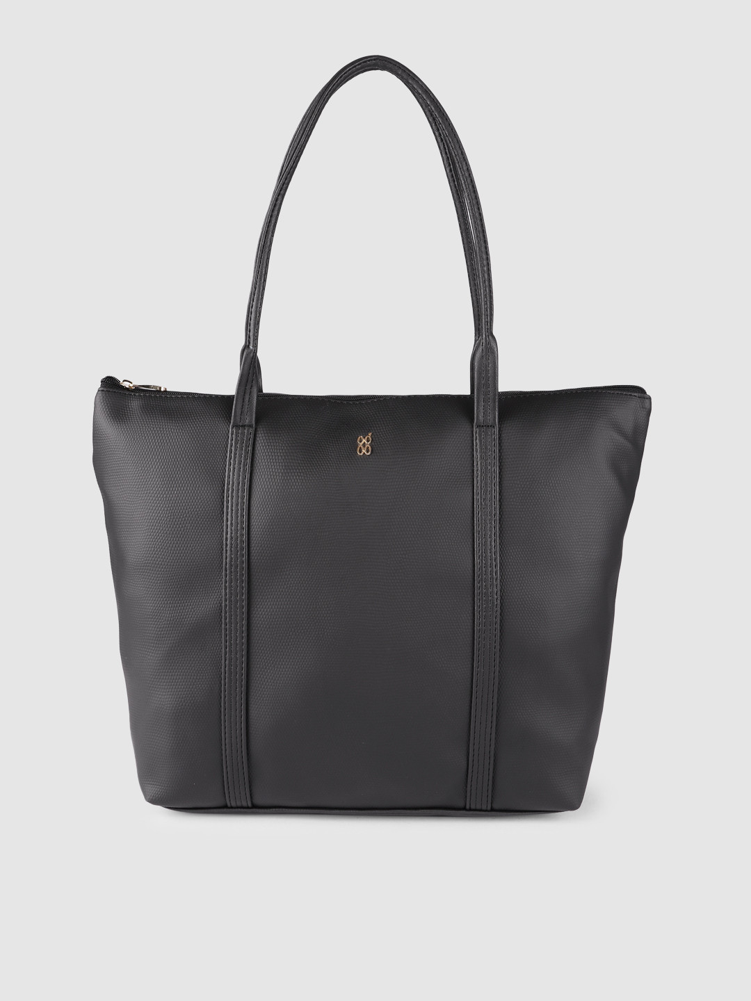 

Baggit Black Textured Shoulder Bag