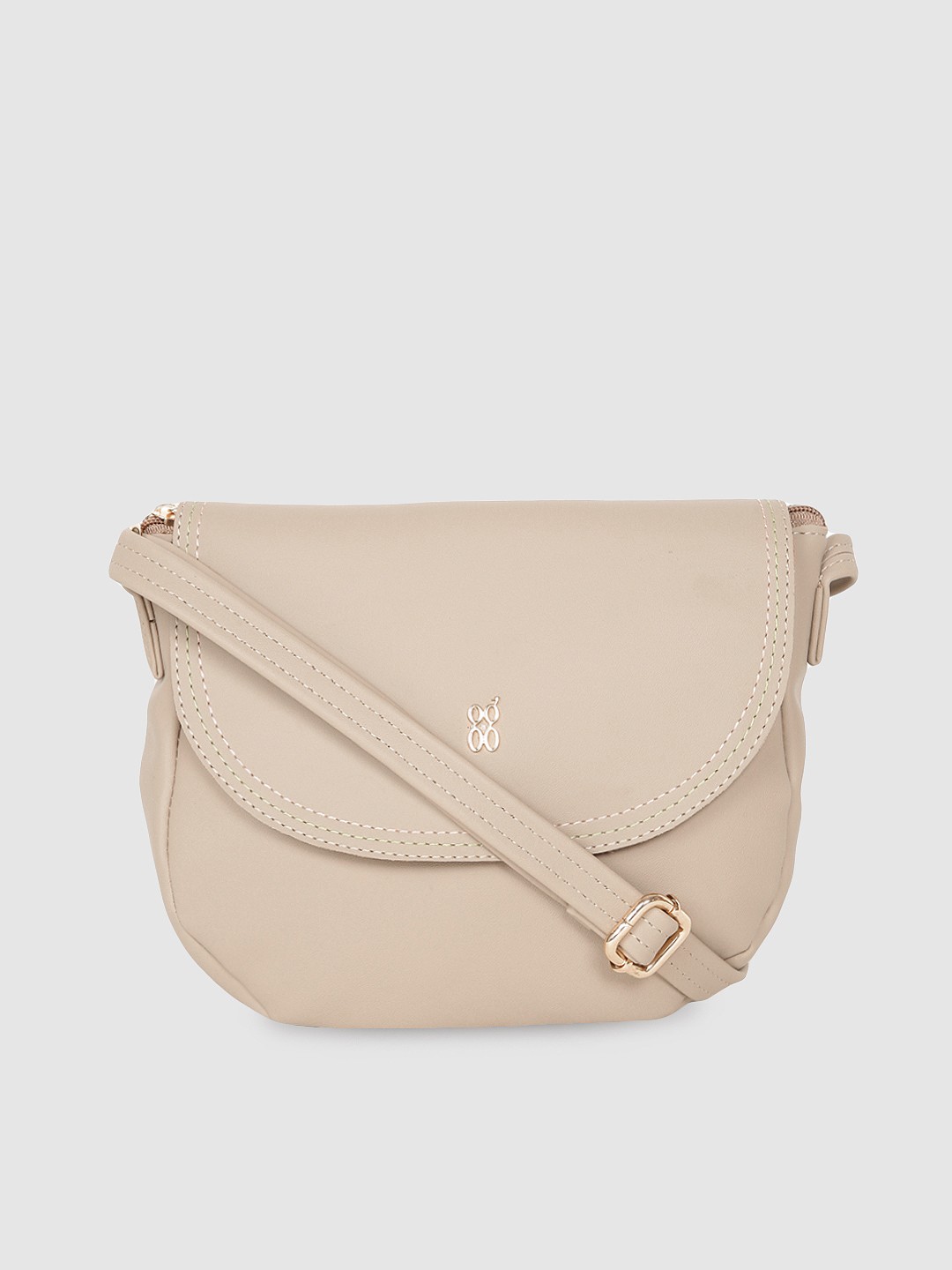 

Baggit Beige Half Moon Sling Bag