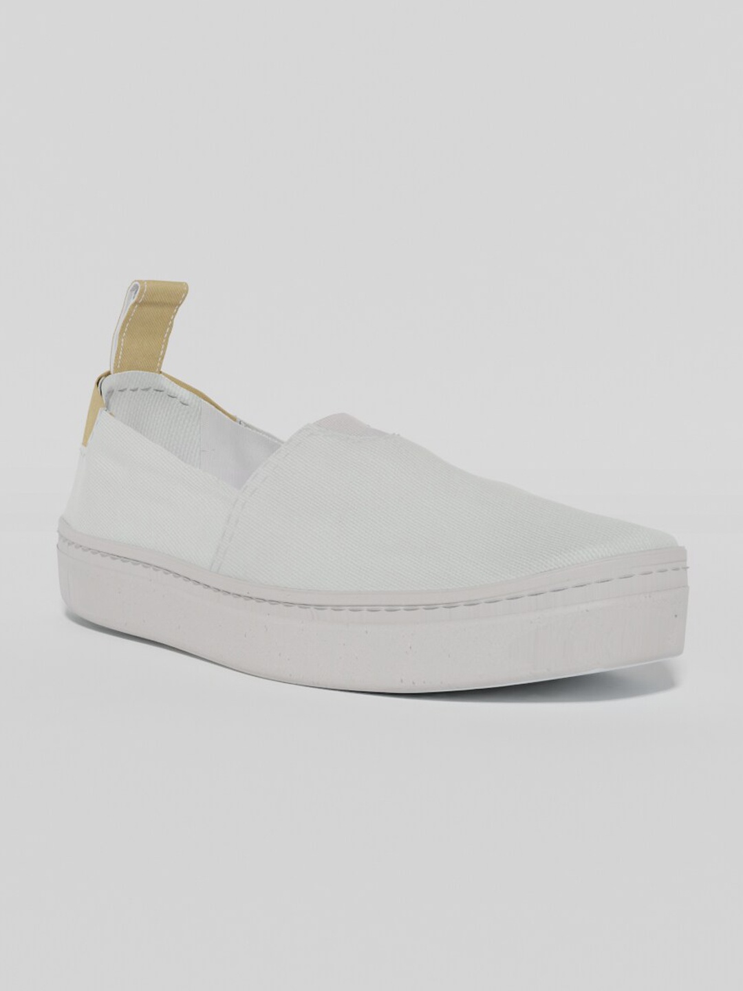 

LOKAIT The Sneakers Company Men White Slip-On Sneakers