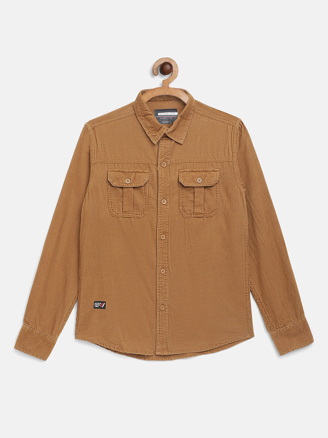 

Octave Boys Brown Cotton Casual Shirt